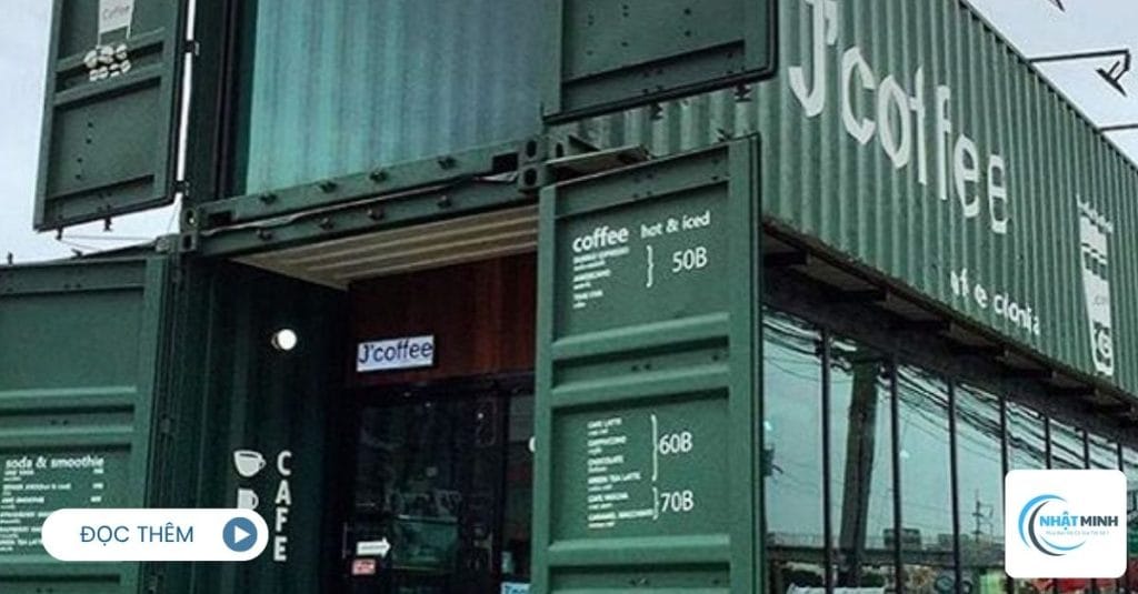 Thu mua container làm quán cà phê 2