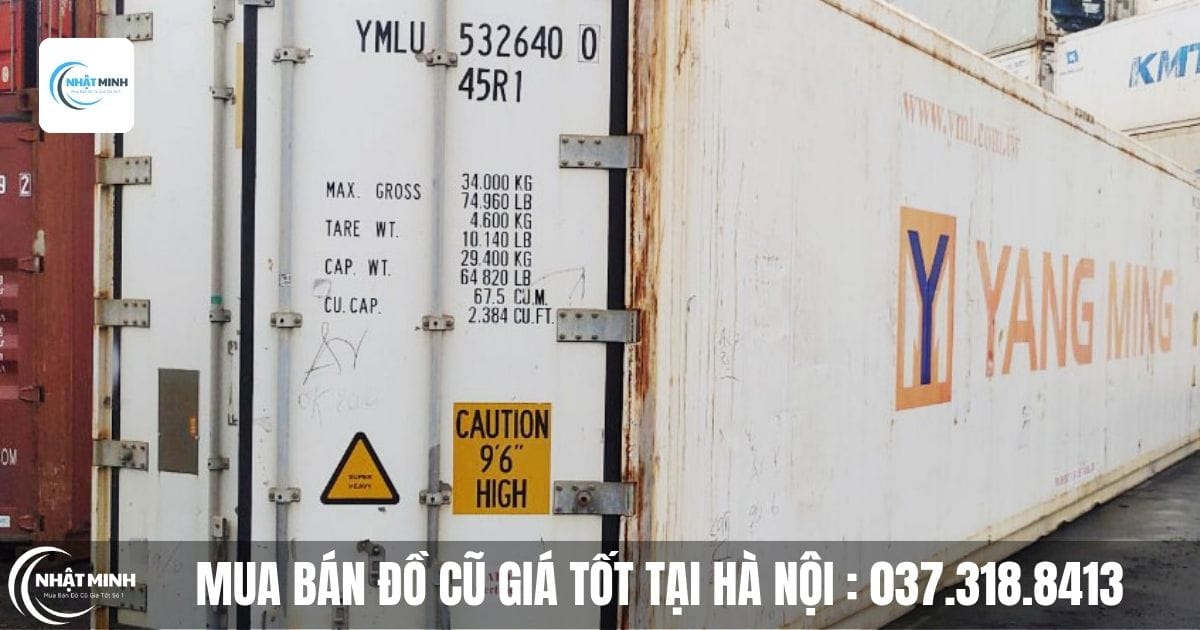 Thu mua container lạnh cũ tận nơi