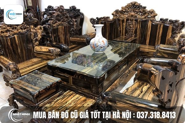 thu mua bàn ghế gỗ mun